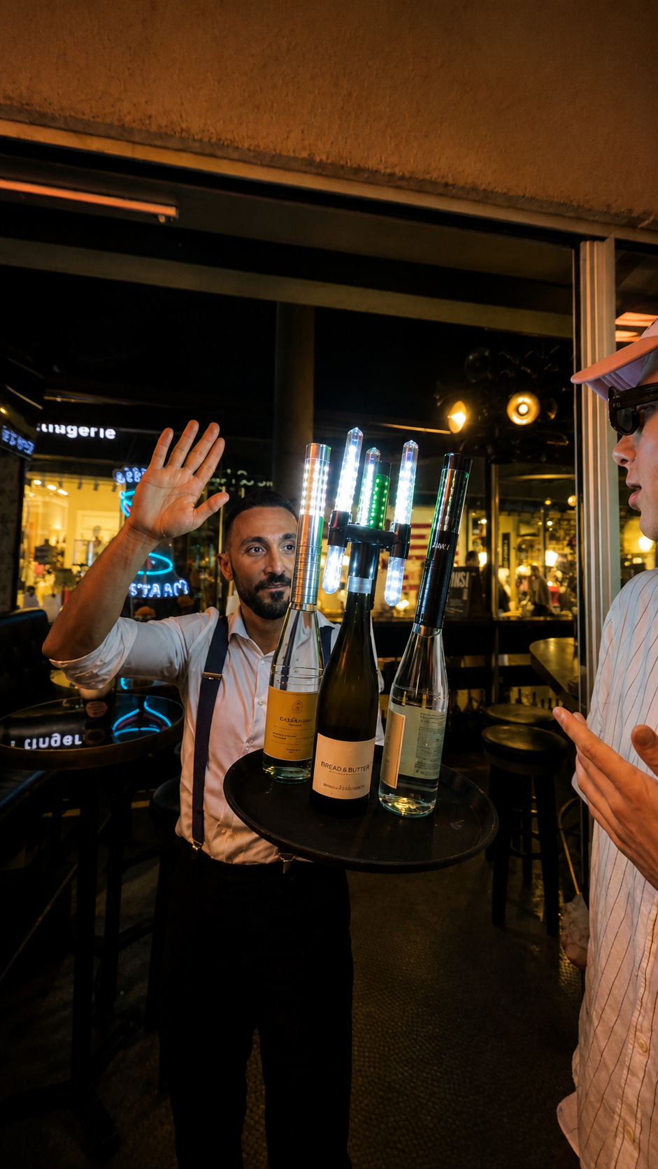 LUMYX® LED Bottle Sparkler  – 3er LED System für VIP Tables